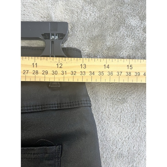 Apperloth A Pants SZ M Faux Leather Skinny High Rise Womens Modern black NEW - Picture 6 of 8